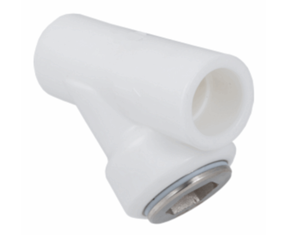 Обратный клапан 20 пластик (белый) Heisskraft (440920)