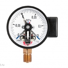 Манометр ТМ-510Р.05 Ø100 Ру1.0МПа ЧЕРНЫЙ ЭЛ.КОНТ испV радМ20х1.5