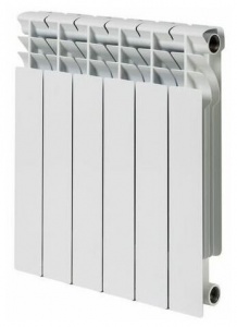 Радиатор 500/80 4секц. (163 Вт/секц.) биметалл КОРВЕТ Русский радиатор (RRC500*80BM04)