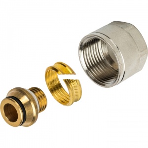 Концовка евроконус 3/4"-20х2,0 для металлопласт. труб STOUT