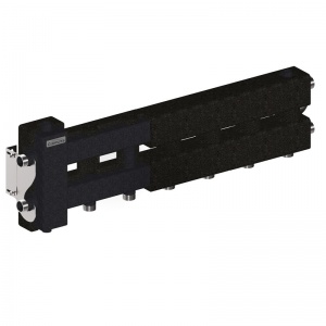 Коллектор баланс. 60кВт 1 1/4"-1" 4кон.(3 кон.вниз/вверх + 1 в сторону) BM-60-4D.EPP GIDRUSS (BM 6003T 20)
