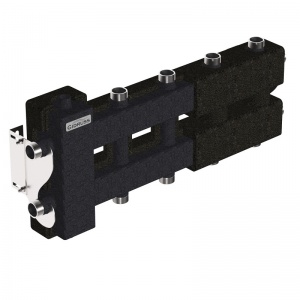 Коллектор баланс. 60кВт 1"-1" 5кон.(2 кон.вниз + 2 вверх + 1 в сторону) BM-60-5DU.EPP GIDRUSS