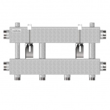 Коллектор модульный 150кВт 1 1/2"-1" 3кон (2вниз/вверх+1магистр.) MK-150-2x25 GIDRUSS (1P 01501 17)