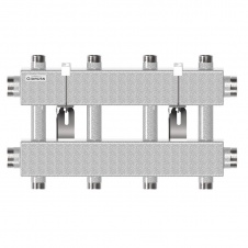 Коллектор модульный 150кВт 1 1/2"-1" 5кон (2вниз + 2вверх + 1магистр.) MK-150-4DUx25 GIDRUSS (1P 01503 17)