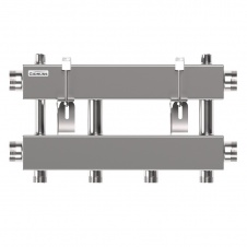 Коллектор модульный 150кВт 1 1/2"-1" 3кон (2вниз/вверх+1магистр.) MKSS-150-2x25 нерж GIDRUSS (1R 01501 17)