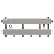 Коллектор модульный 150кВт 1 1/2"-1" 4кон (3вниз/вверх+1магистр.) MKSS-150-3x25 нерж GIDRUSS (1R 01502 17)