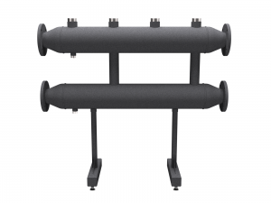 Коллектор модульный 600кВт DN80-2" 3кон (2вниз/вверх + 1магистр.) MK-600-2x50 фланец GIDRUSS