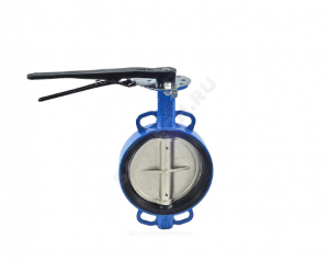 Затвор дисковый поворотный DN125 PN16 диск чугун, EPDM, рукоятка RMCX /Китай