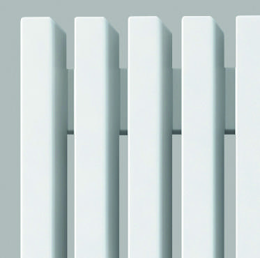Трубчатый радиатор Loten Grey Z H280*L1000 6 сек. (белый) нижнее подключение