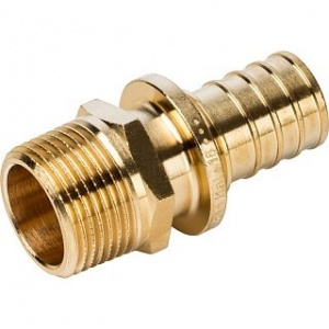 Муфта НР 3/4"-25 для PEX трубы, аксиальный STOUT (SFA-0001-002534)