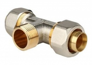 Тройник НР 20-3/4"-20 винтовой STOUT (SFS-0011-003420)