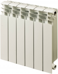 Радиатор 500/100 6секц. (195 Вт/секц.) биметалл КОРВЕТ Русский радиатор (RRC500*100BM06)