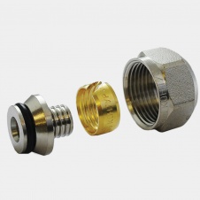 Концовка евроконус 3/4"-16х2,0 для труб PEX, PERT KAN (9012.08N)