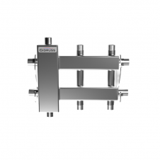 Коллектор баланс. 40кВт 3/4"-3/4" 3кон.(1 кон.вниз+1 вверх+1 в стор) BMSS-40-3DU нерж GIDRUSS (BM 40A10 20)