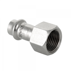 Муфта ВР 22х3/4" пресс нерж. VALTEC