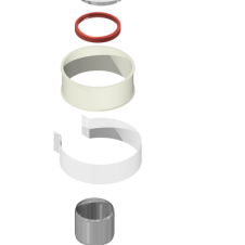 Колено подключения 90°( Ø60/100 мм) (Kiturami, Protherm) DR thermo