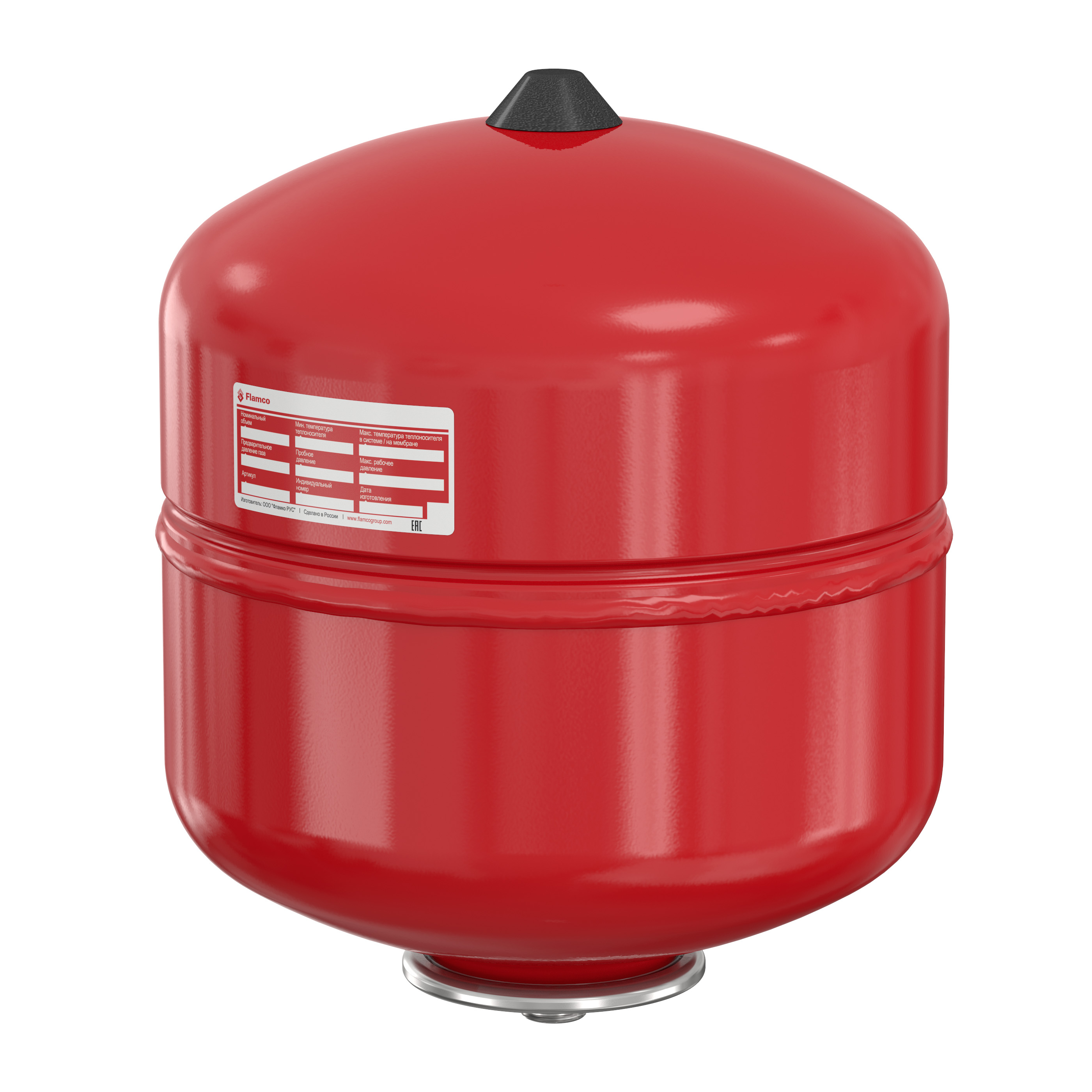 Мембранный бак для отопления 18л красный 3/4" Flamco Flexcon R 18/1,5 - 6bar (16020RU)