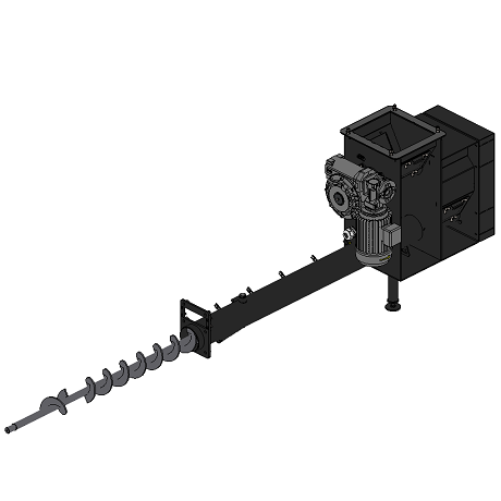 Механизм подачи Zota ROBOT бункер сзади -150 (2 шнека) для Robot-300												