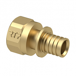 Муфта ВР 3/4"-32 для PEX трубы, аксиальный РосТурПласт (120шт./уп.)