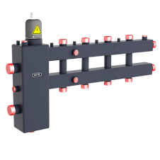 Разделитель гидравлический с коллектором горизонтальный, 5 конт., до 70 кВт с заглуш. под ТЭНБ Zota (GR 493 200 9005)