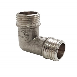 Уголок 1/2" НН ник. VALFEX /РОССИЯ