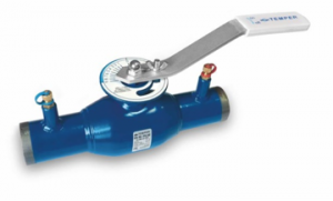 Кран шар. приварка DN80 PN25 регулирующий с измерит. ниппелями Temper 68220080