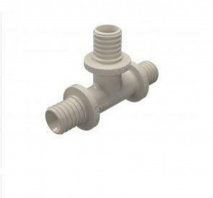 Тройник 14х16х14 PPSU для PEX трубы, аксиальный Ultraline KAN-therm