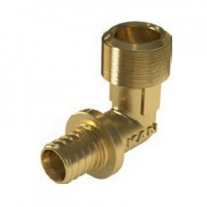 Угол ВР 3/4"-25 для PEX трубы, аксиальный Ultraline KAN-therm
