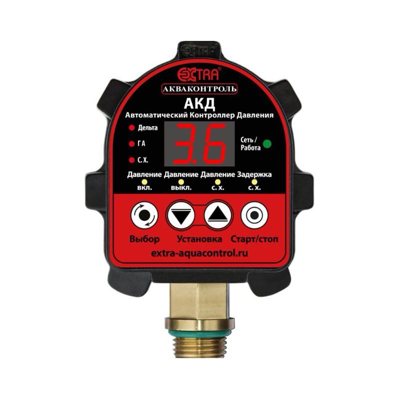 Автоматический контроллер давления воды Extra АКД-10-1,5 Акваконтроль