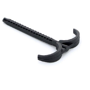 Дюбель-крюк двойной, для труб д.16-32 мм х 100 мм, РосТурПласт