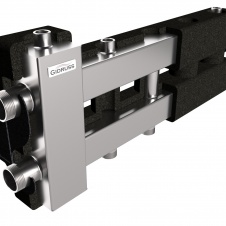 Коллектор баланс. 80кВт 1 1/4"-1"-1 1/4" 3кон.(2 кон.вниз/вверх) BMSS-80-3D.EPP нерж GIDRUSS (BM 80А2T 23)