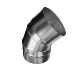 Колено нерж. угол 45 Ø260 0,5 мм ПИК