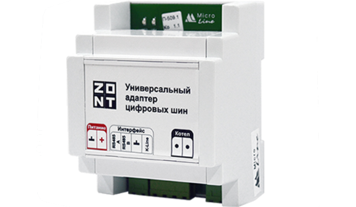 Универсальный адаптер цифровых шин (DIN) V.02 ZONT