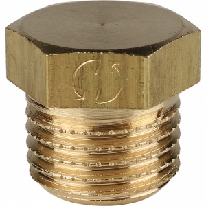 Заглушка 1/2" НР лат. STOUT