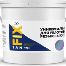 Паста универсальная для уплотнения резьбовых соединений, графит SANFIX 450г