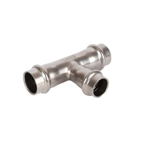 Тройник переходной 35х15х35 пресс нерж. ROMMER