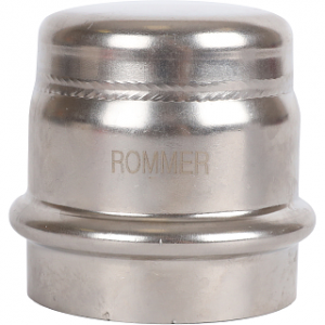 Заглушка 35 пресс нерж. ROMMER