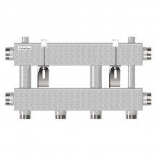 Коллектор модульный 150кВт 1 1/2"-1 1/4" 3кон (2вниз/вверх+1магистр.) MK-150-2x32 GIDRUSS (1P 01505 17)