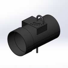 Патрубок дымохода D120 с шибером (L=224) ZOTA