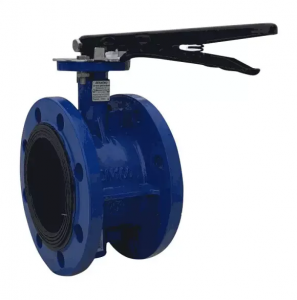 Затвор дисковый поворотный DN100 PN10/16 фланц, диск чугун, EPDM, рукоятка BENARMO