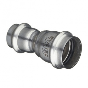 Муфта переходная 28х22 пресс нерж. VALTEC