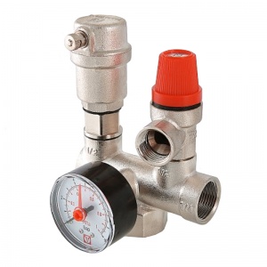 Группа безопасности котла до 44 кВт, 1", 3 бар VALTEC