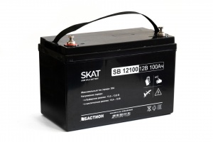 Аккумуляторная батарея свинц.-кислот. SKAT SB 12100 Teplocom