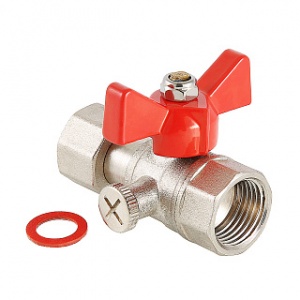 Кран шар. для подключения манометра 1/2" VALTEC