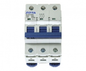 Авт.выключатель ZOTA Ev30-63N 3P 6kA 16A C
