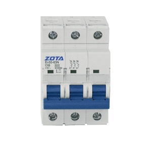 Авт.выключатель Ev30-63N 3P 6kA 10A C ZOTA