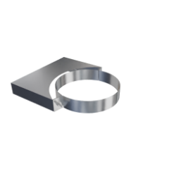Кронштейн стеновой нерж. Ø200 1,5мм/0,8мм ПИК
