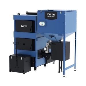 Котел твердотопливный ZOTA "Maxima" 150 кВт (один шнек, бункер 1250 л)