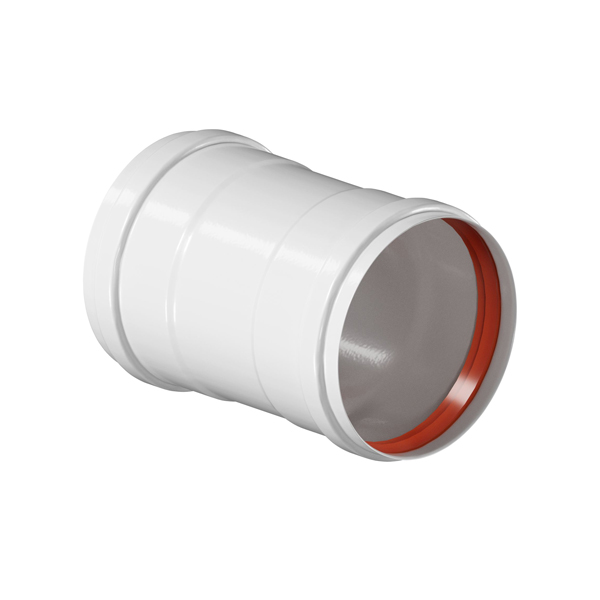 Адаптер соединительный внутренний для труб Ø80 (мама/мама) Krats