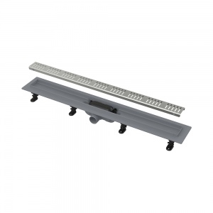 Дренажный канал для душа 850мм (Защита от запаха:сухой + гидрозатвор) под плитку Alcaplast